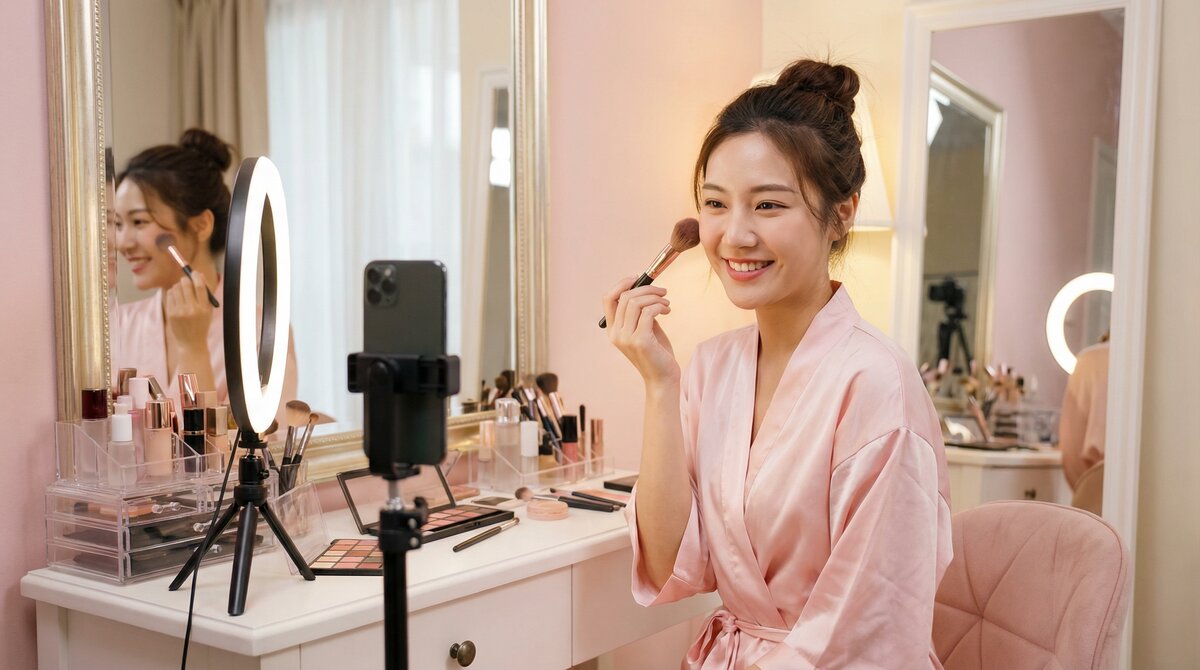 铁粉空间美妆视频教程